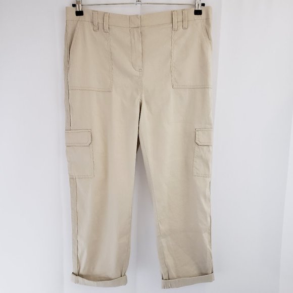 chicos cargo crop pants